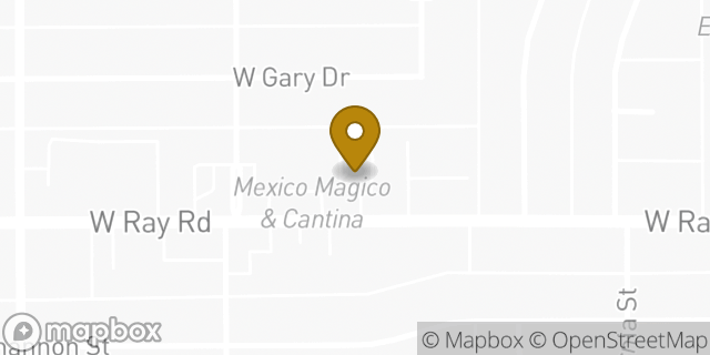 Map showing the location of Sonic Drive In in Chandler, AZ 85225