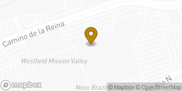 Map showing the location of Starbucks in San Diego, CA 92108