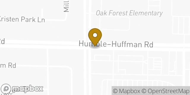 Map showing the location of Starbucks in Humble, TX 77346