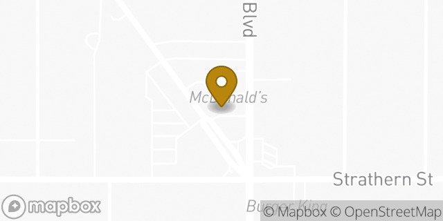 Map showing the location of Subway in North Hollywood, CA 91605