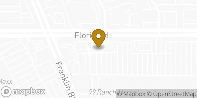 Map showing the location of McDonald's in Sacramento, CA 95823