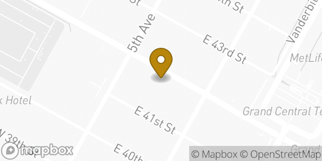Map showing the location of McDonald's in New York, NY 10017