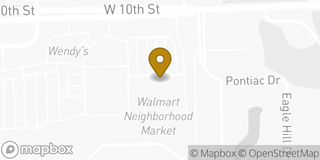 Map showing the location of Walmart Deli in Indianapolis, IN 46224