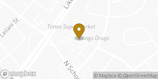 Map showing the location of CVS Pharmacy in Honolulu, HI 96817
