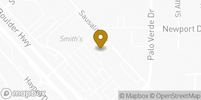 Map showing the location of The UPS Store in Henderson, NV 89015