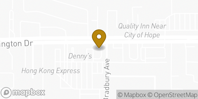 Map showing the location of Sonic Drive In in Duarte, CA 91010