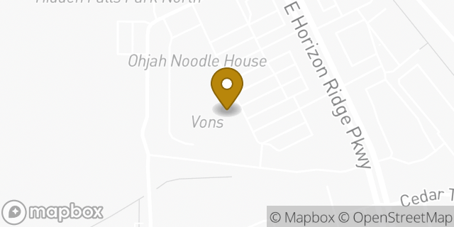 Map showing the location of Vons in Henderson, NV 89002