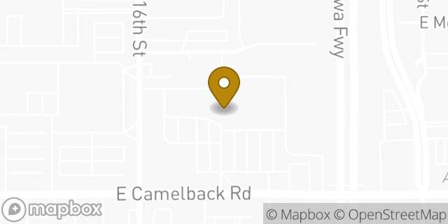 Map showing the location of Chipotle Mexican Grill in Phoenix, AZ 85016