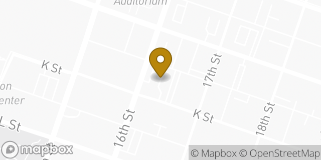 Map showing the location of Sacramento - 16th Street HLE in Sacramento, CA 95814