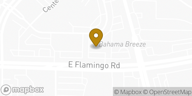 Map showing the location of Panera Bread in Las Vegas, NV 89169