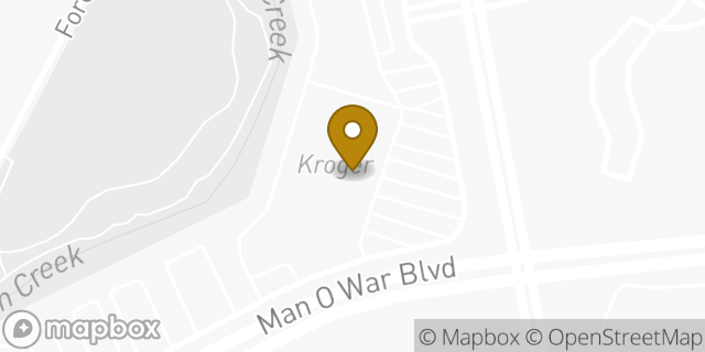 Map showing the location of Kroger in Lexington, KY 40517