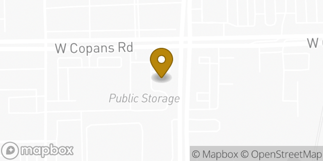 Map showing the location of Amazon Locker - Rainforest in Pompano Beach, FL 33064