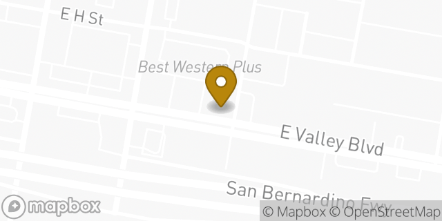 Map showing the location of Subway in Colton, CA 92324