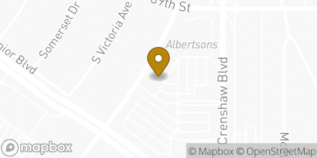 Map showing the location of Subway in Los Angeles, CA 90008
