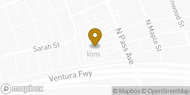 Map showing the location of Coinme in Burbank, CA 91505