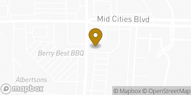 Map showing the location of Baskin-Robbins in North Richland Hills, TX 76148