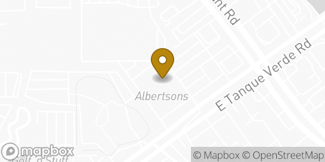 Map showing the location of Coinme in Tucson, AZ 85715