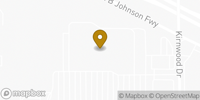 Map showing the location of Starbucks in Dallas, TX 75237