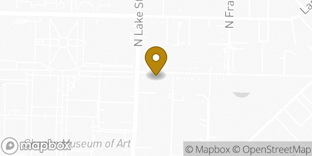 Map showing the location of Starbucks in Madison, WI 53703