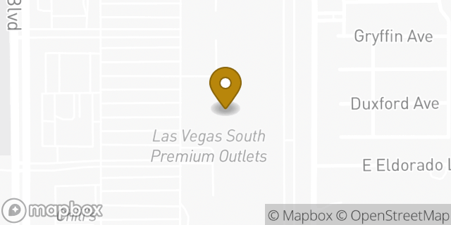 Map showing the location of Sunglass Hut in Las Vegas, NV 89123