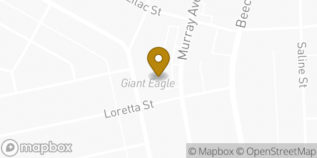 Map showing the location of Amazon Locker - Expression in Pittsburgh, PA 15217