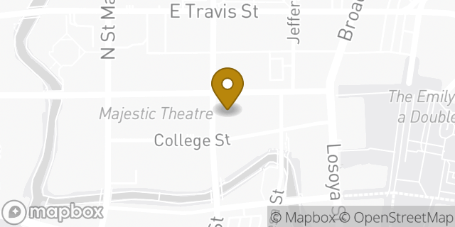 Map showing the location of Walgreens in San Antonio, TX 78205