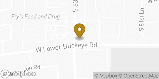 Map showing the location of Walgreens in Phoenix, AZ 85043