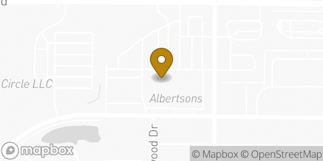 Map showing the location of Starbucks Coffee Company in Cheyenne, WY 82001