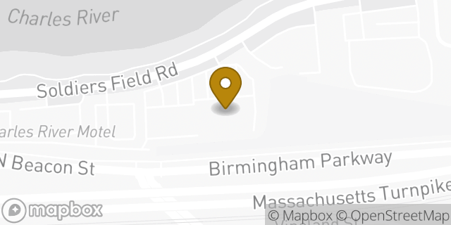 Map showing the location of Staples in Brighton, MA 02135