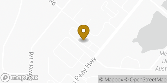 Map showing the location of McDonald's in Memphis, TN 38128