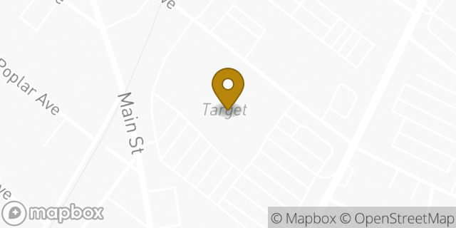Map showing the location of Target in Hackensack, NJ 07601