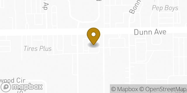 Map showing the location of AutoZone Auto Parts in Jacksonville, FL 32218