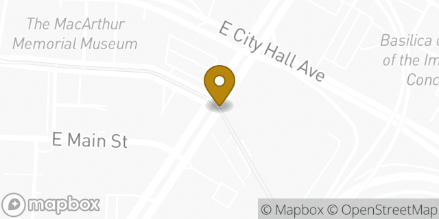 Map showing the location of Buffalo Wild Wings in Norfolk, VA 23505