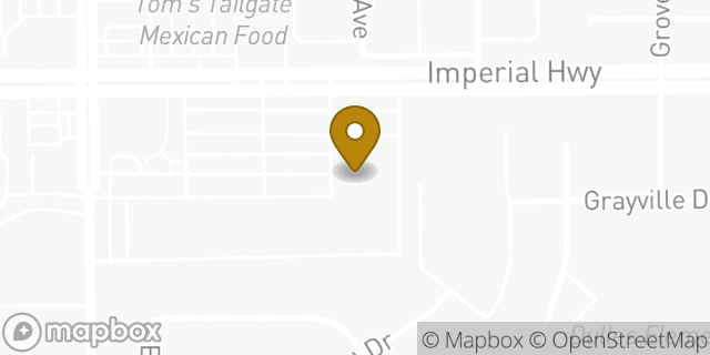 Map showing the location of Marshalls in La Mirada, CA 90638