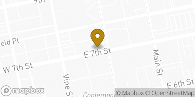 Map showing the location of CVS Pharmacy in Cincinnati, OH 45202
