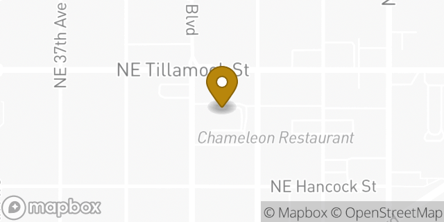 Map showing the location of McDonald's in Portland, OR 97212