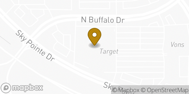 Map showing the location of Starbucks Coffee Company in Las Vegas, NV 89131