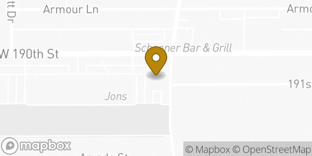 Map showing the location of Chase Bank in Torrance, CA 90503
