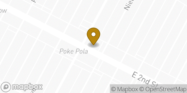 Map showing the location of Bank of America in Long Beach, CA 90803