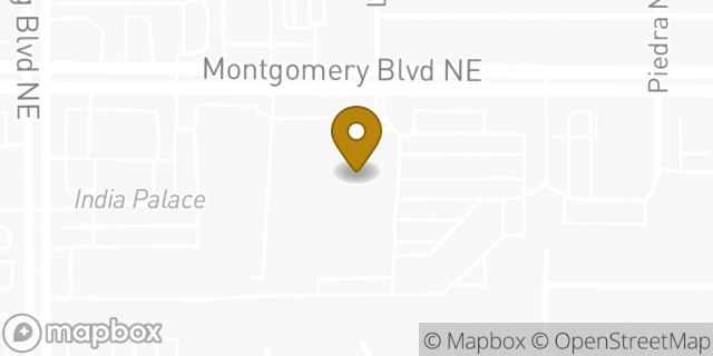 Map showing the location of Target in Albuquerque, NM 87111