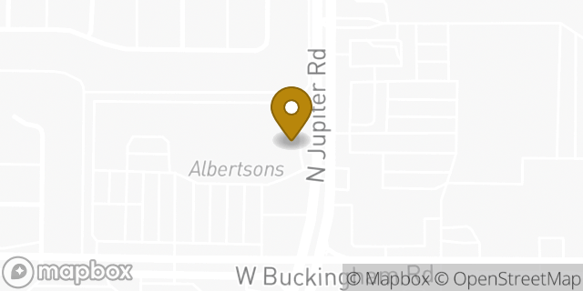 Map showing the location of The UPS Store in Richardson, TX 75081