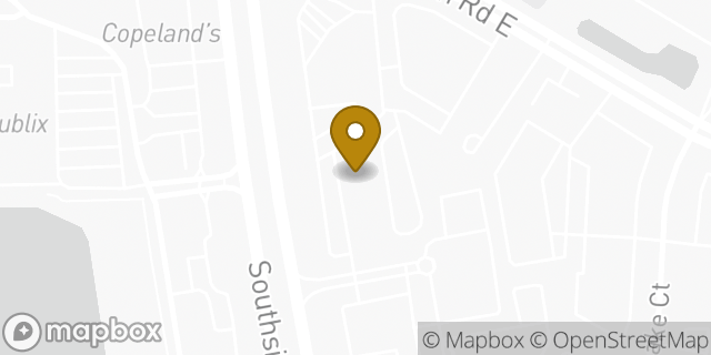 Map showing the location of Papa John's Pizza in Jacksonville, FL 32216