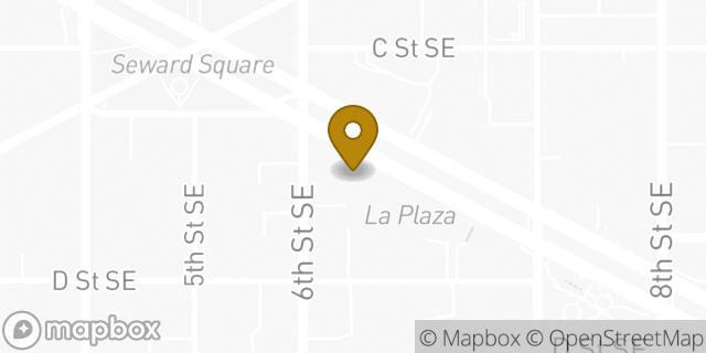 Map showing the location of The UPS Store in Washington, DC 20003