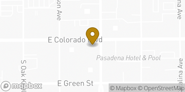 Map showing the location of Chase Bank in Pasadena, CA 91101