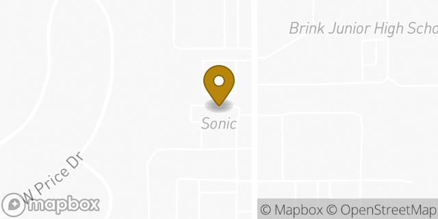 Map showing the location of Sonic Drive In in Oklahoma City, OK 73170