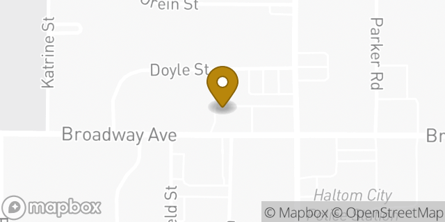 Map showing the location of Amazon Locker - Seedling in Haltom City, TX 76117