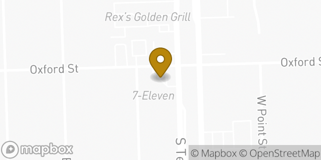 Map showing the location of 7-Eleven in Dearborn, MI 48124