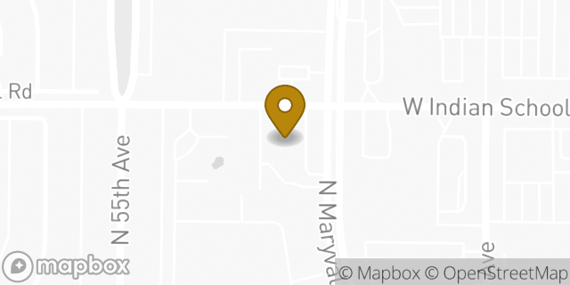 Map showing the location of Bank Of America in Phoenix, AZ 85031