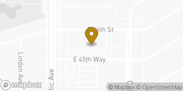 Map showing the location of Aldi in Long Beach, CA 90807