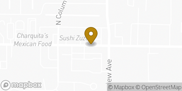 Map showing the location of AutoZone in Tucson, AZ 85705